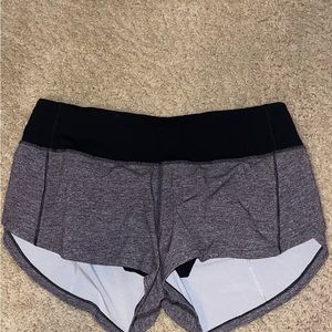 Lululemon shorts. Gray and Black. Lulu great conditions